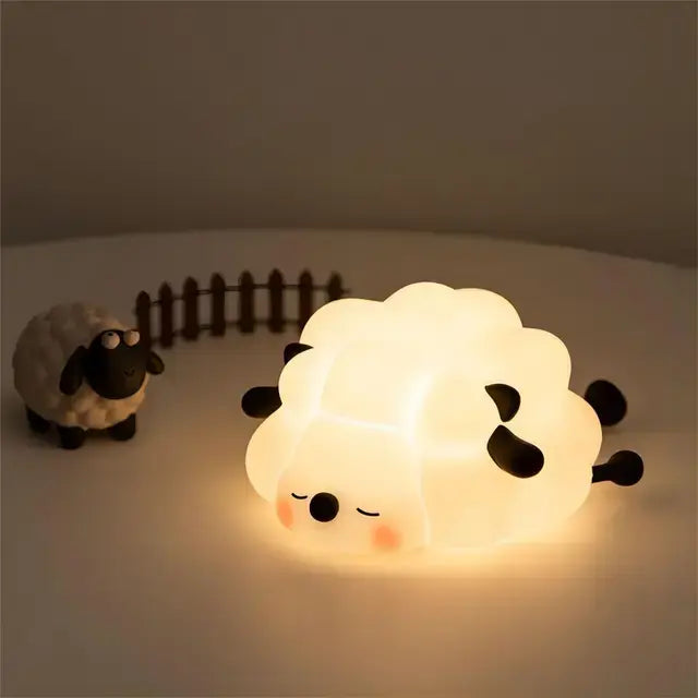 LED Night Lights Cute Sheep Panda Lamp