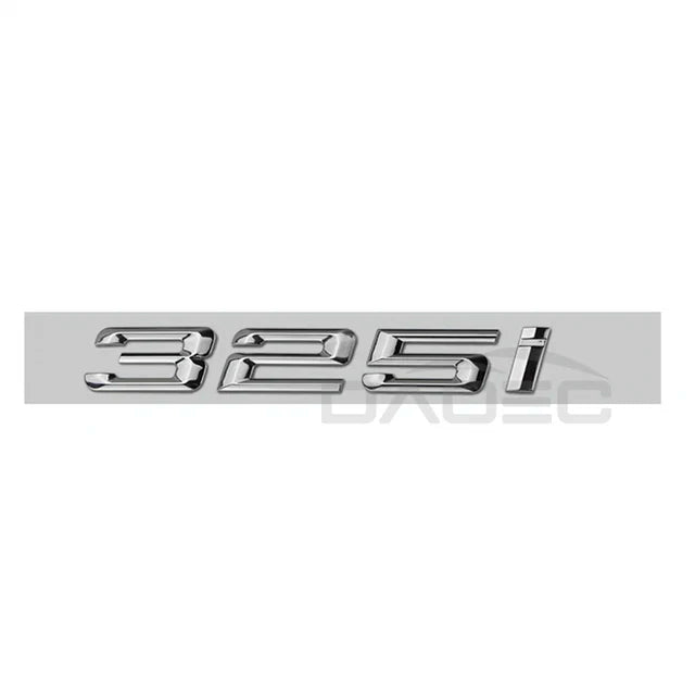 3D ABS BMW Trunk Logo Letters Sticker