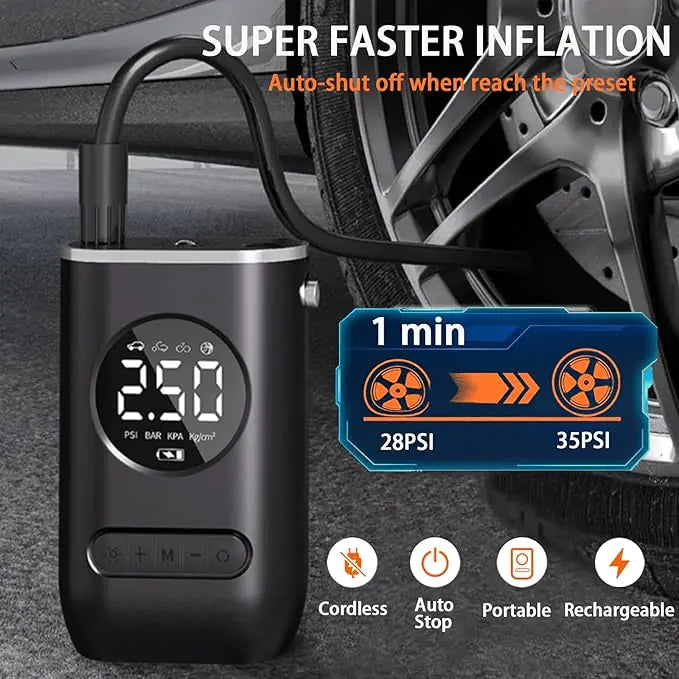 Wireless Car Tire Inflator