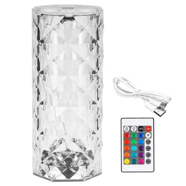 LED Crystal Table Lamp