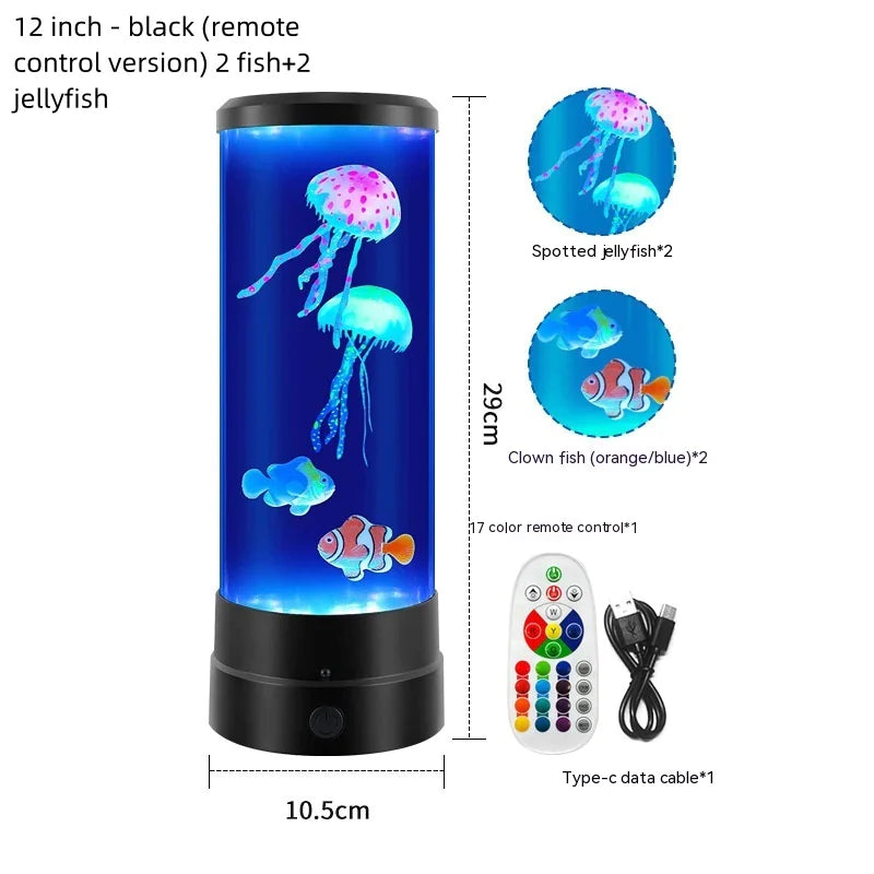 Jellyfish LED Color Changing Lamp