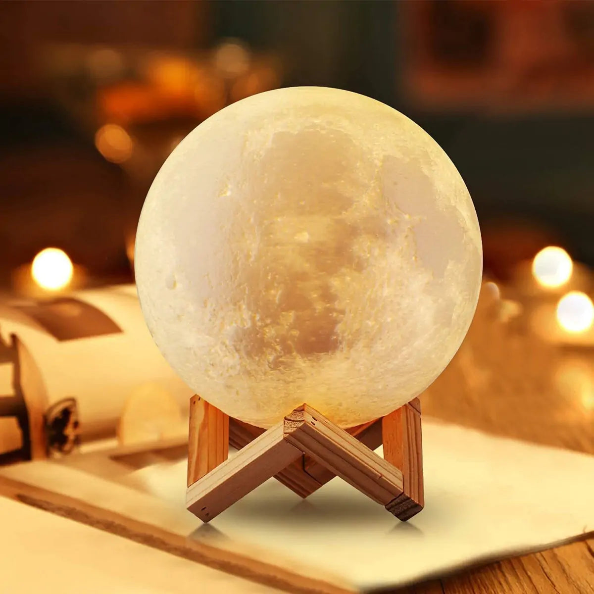 LED Battery Moon Lamp