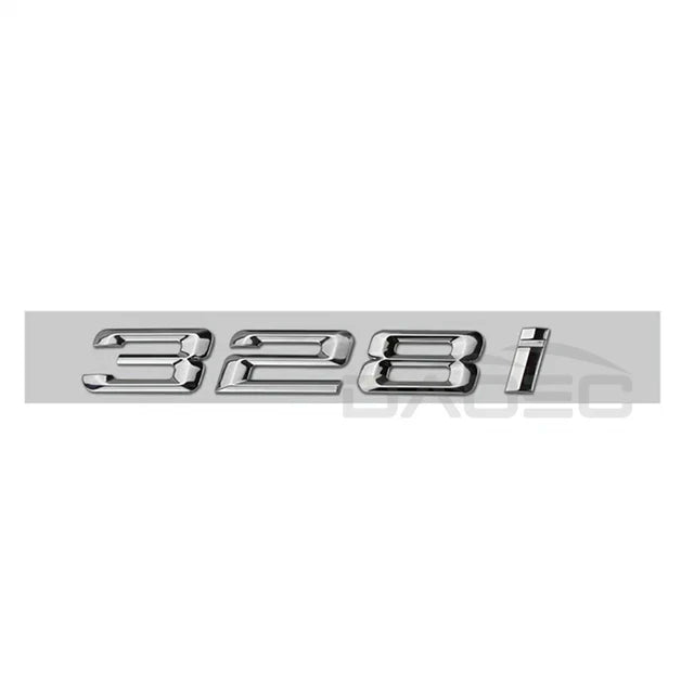 3D ABS BMW Trunk Logo Letters Sticker